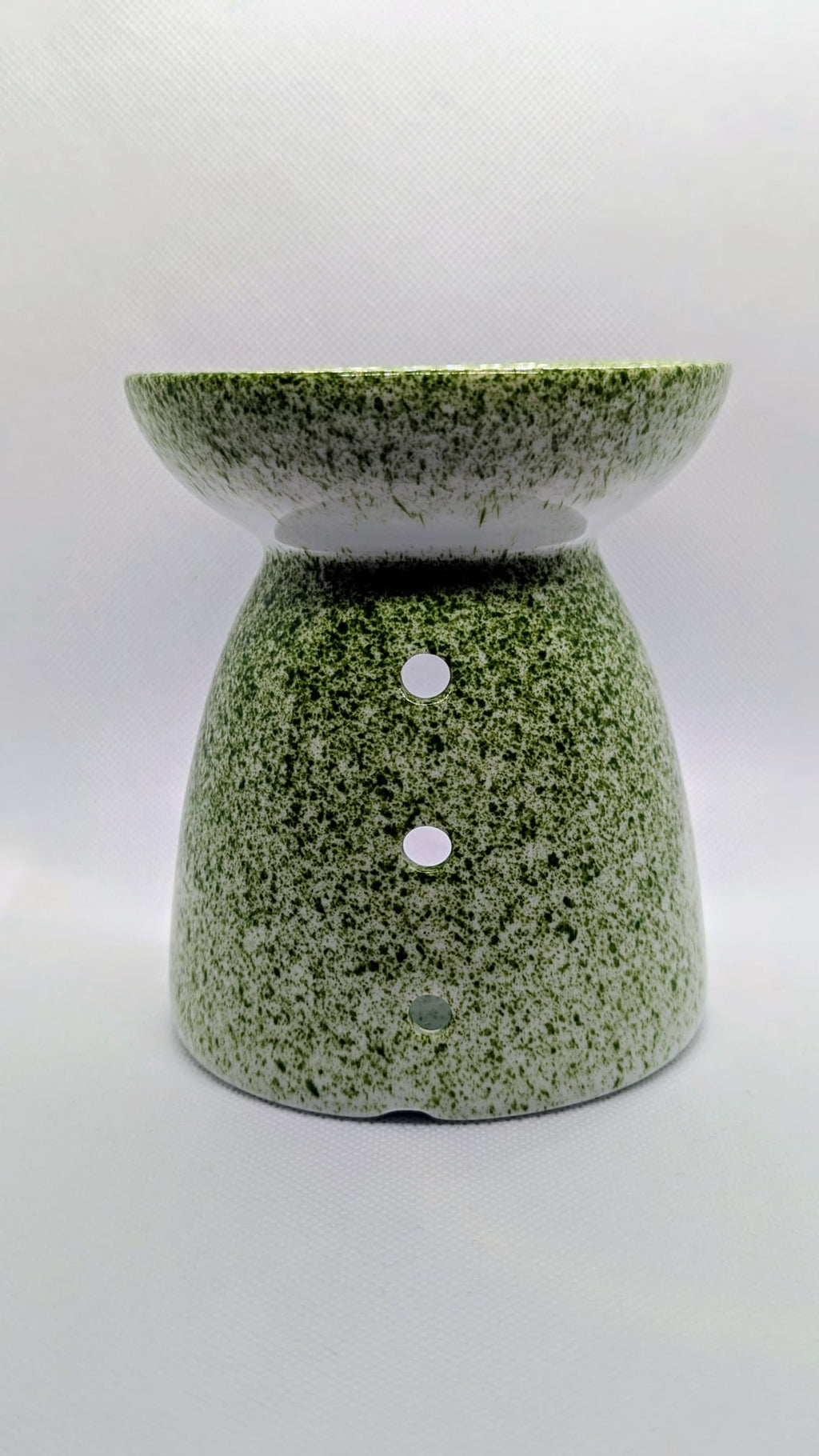 Brûle parfum en céramique verte