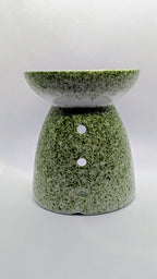 Brûle parfum en céramique verte