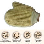 Gant de bain en crin exfoliant – Éclat et vitalité de la peau