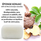 Éponge Konjac Nature Corps – Nettoyage doux et naturel