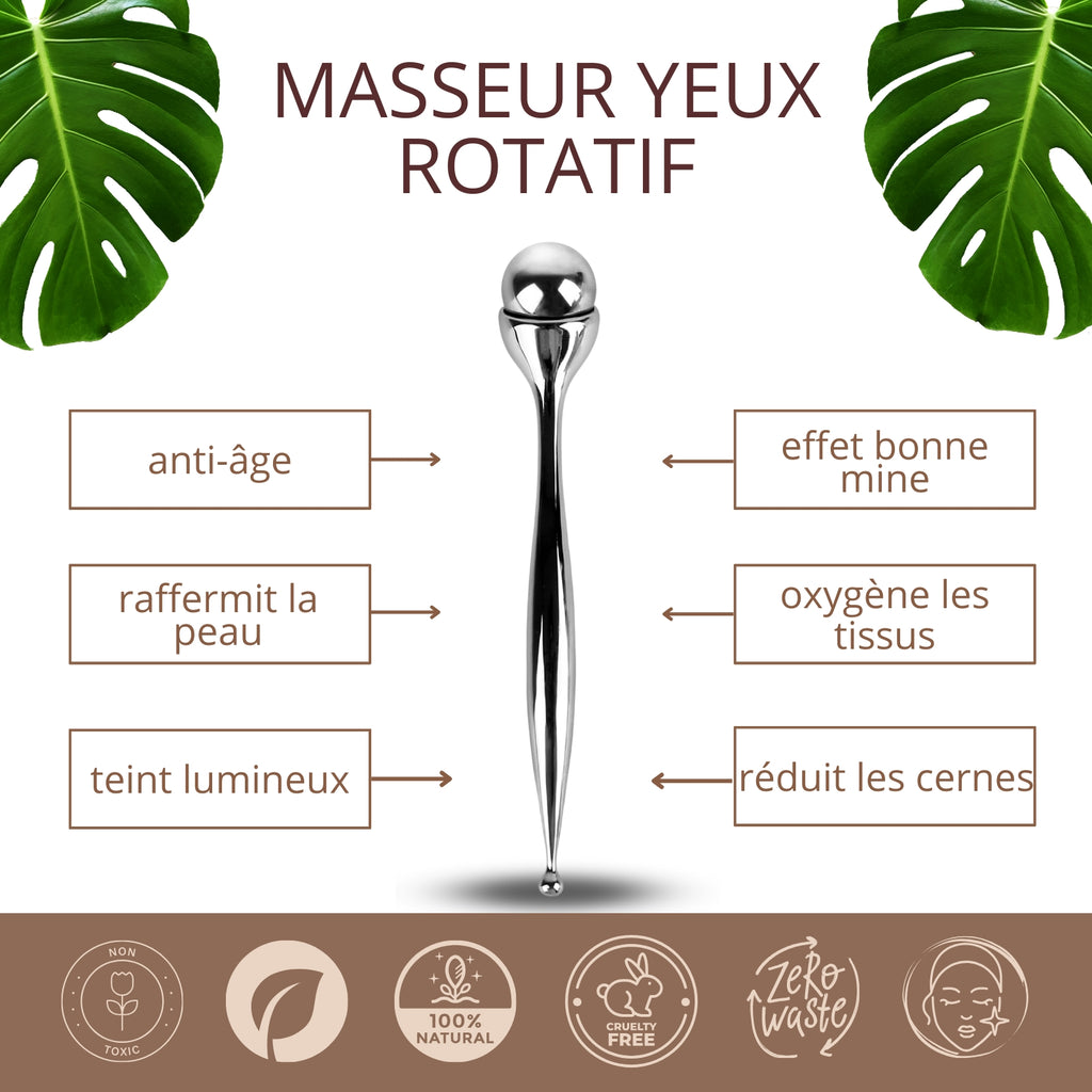 Masseur yeux rotatif effet décongestionnant - EyeRevive360