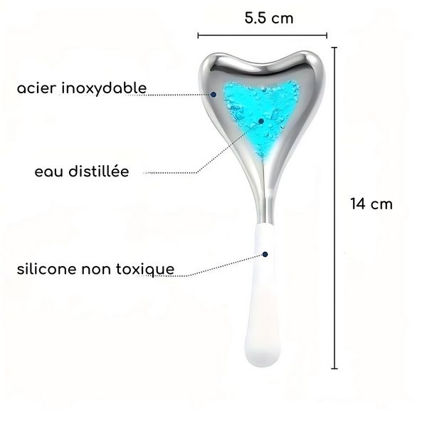 Masseur Caudale Gua Sha Thermothérapie – Visage et cou