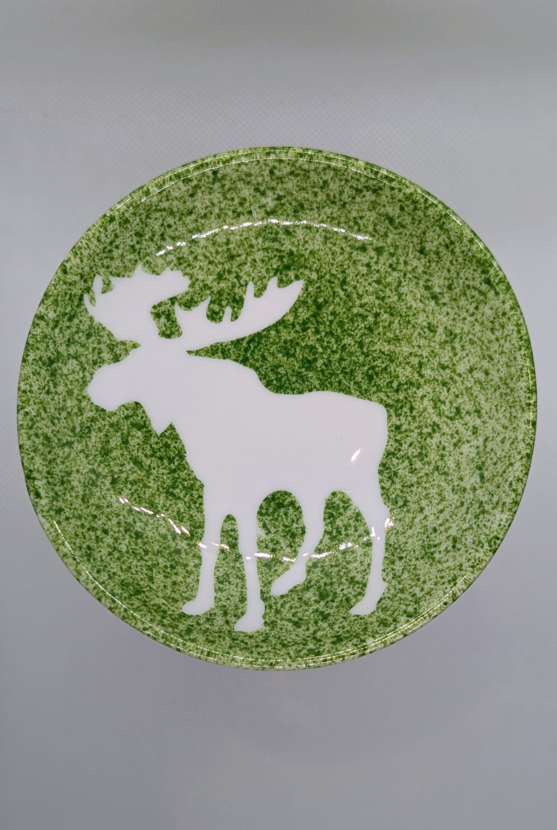 Brûle parfum en céramique verte