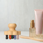 Brosse en fleur 9 points au cuir chevelu – Massage et vitalité