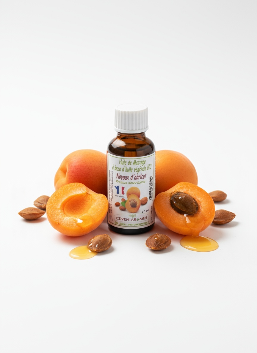 Huile de noyau d'abricot Bio 30ml
