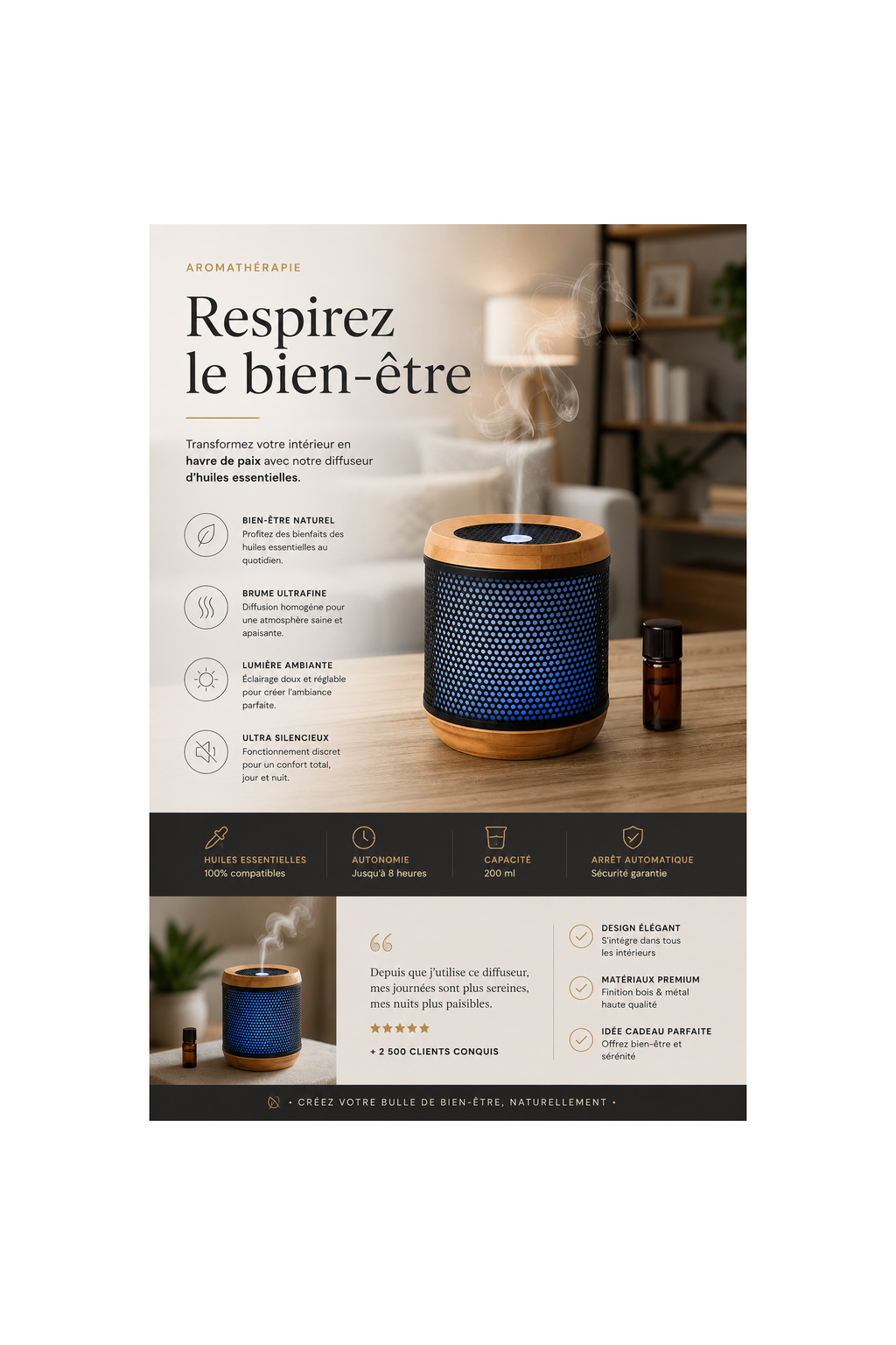 Diffuseur Ultrasonique Audelia