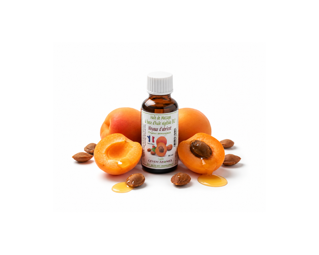 Huile de noyau d'abricot Bio 30ml