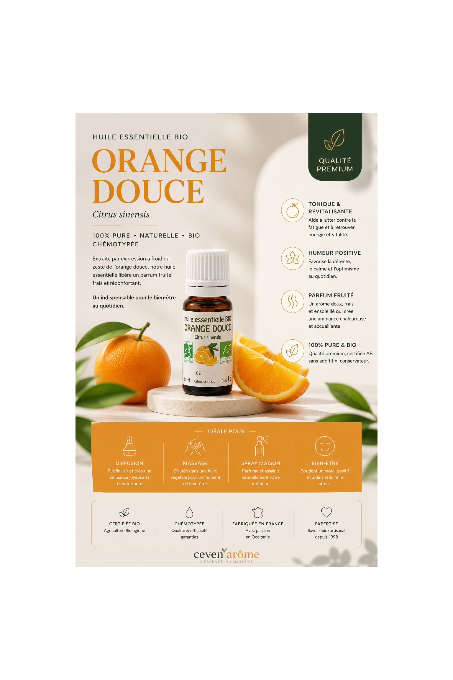 Orange Douce Bio 10ml