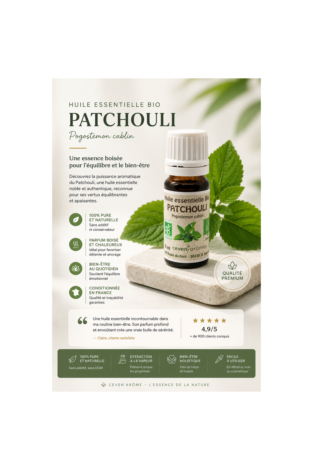 Patchouli Bio 10ml