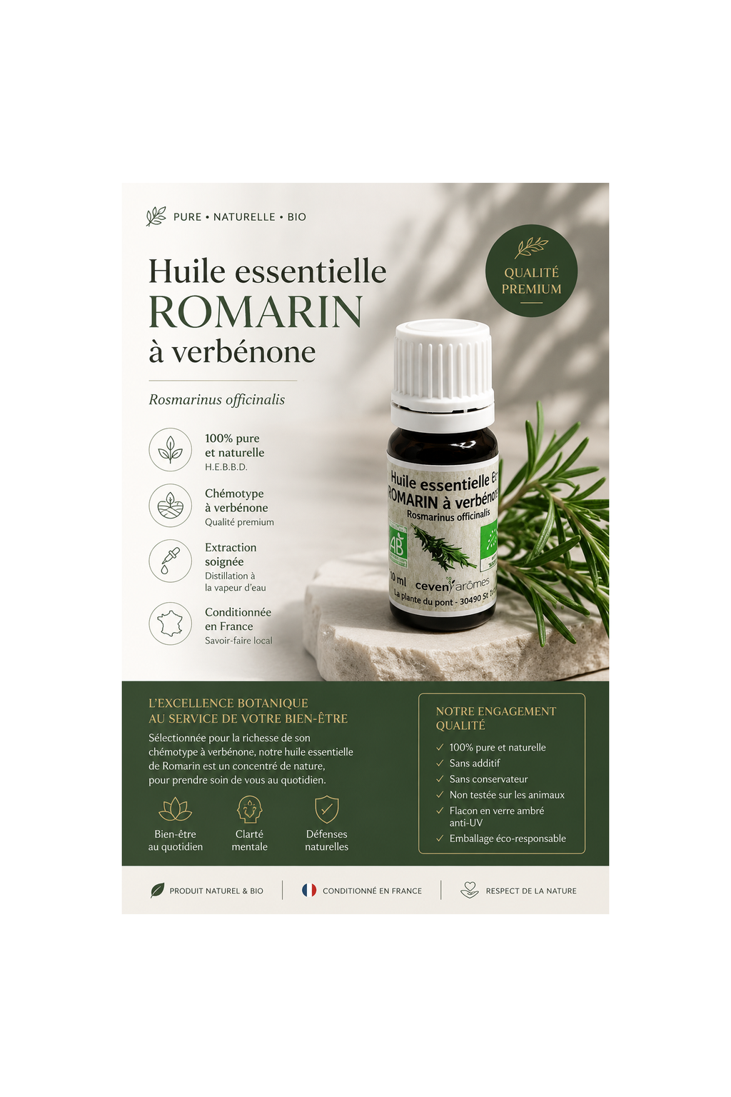 Romarin à Verbénone Bio 10ml