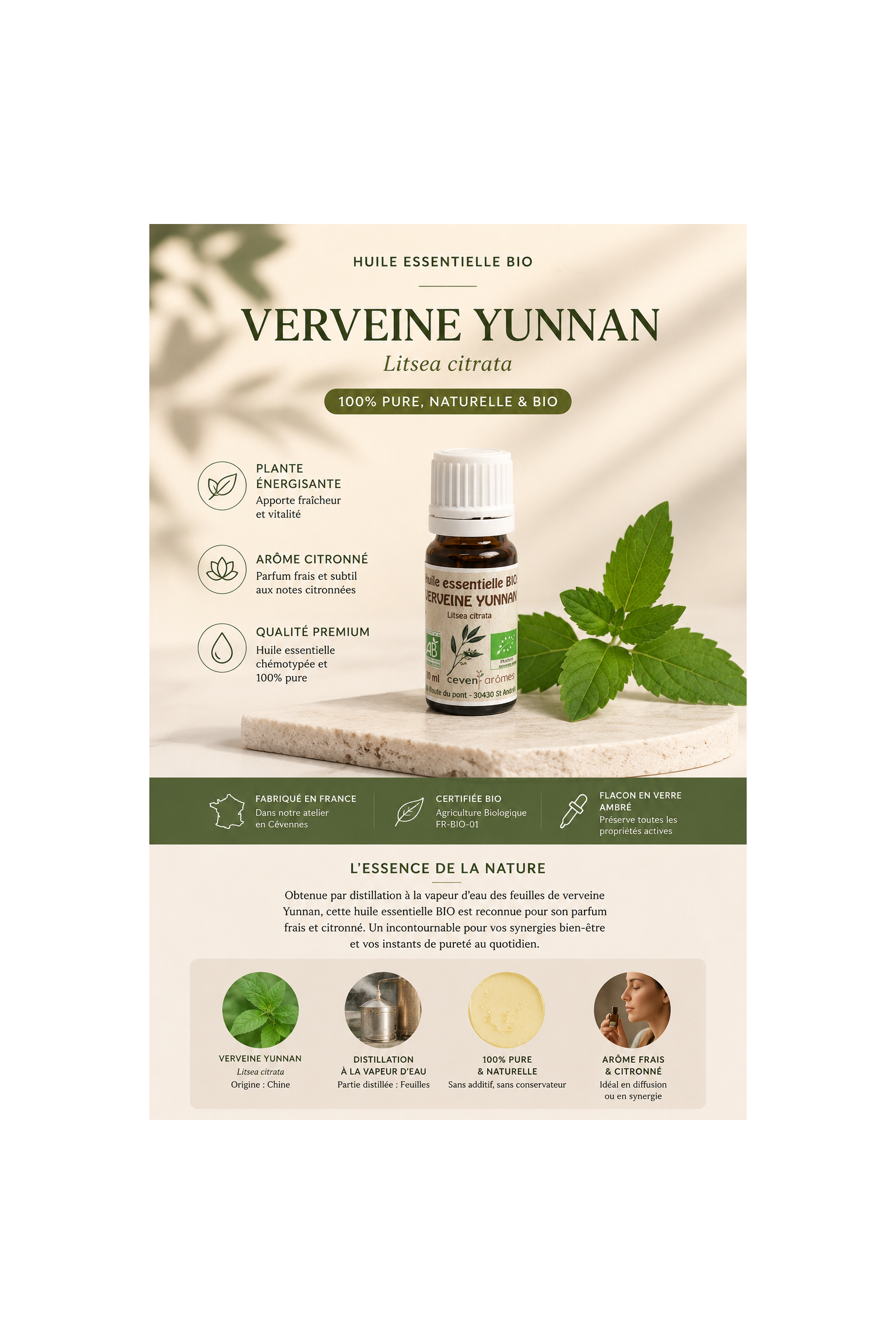 Verveine Yunnan Bio 10ml