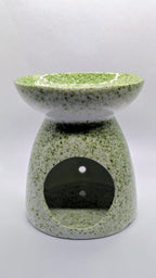 Brûle parfum en céramique verte